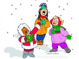 Singing Holiday Girls