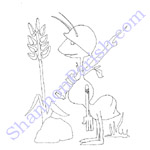 Army Ant - coloring page