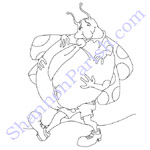 Buggy - coloring page