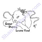 Bunny Love - Valentine's Day cards to color