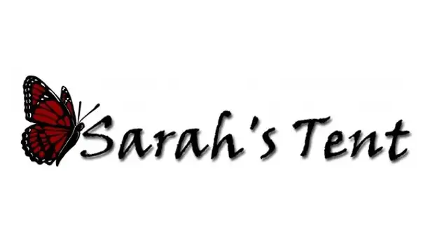 Sarah's Tent logo.